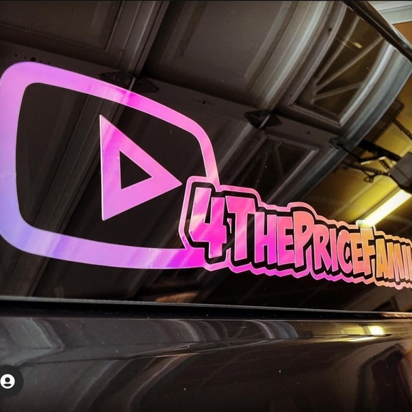 2x Custom instagram Vinyl Car Decal Window Sticker - Picture 6 of 9